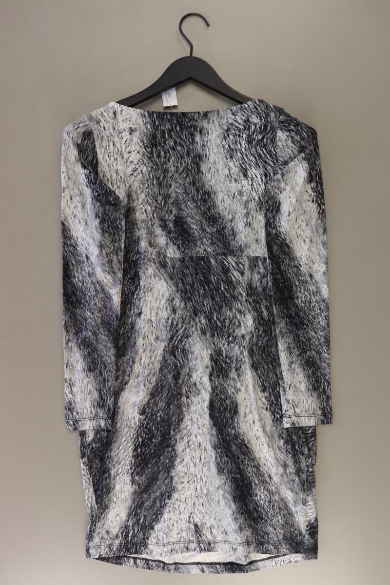 PiuPiu Stretchkleid Gr. 36 Langarm grau aus Viskose