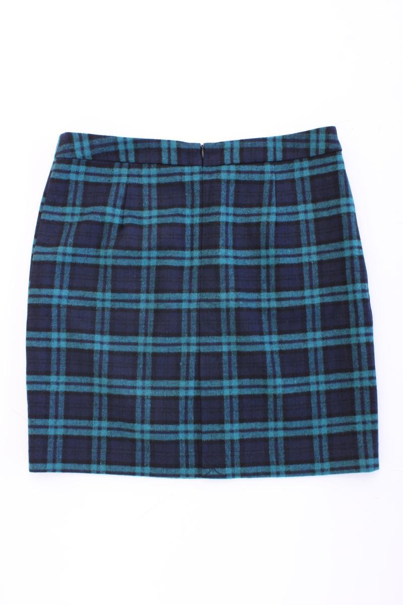 Manguun Rock Gr. 42 kariert blau aus Polyester