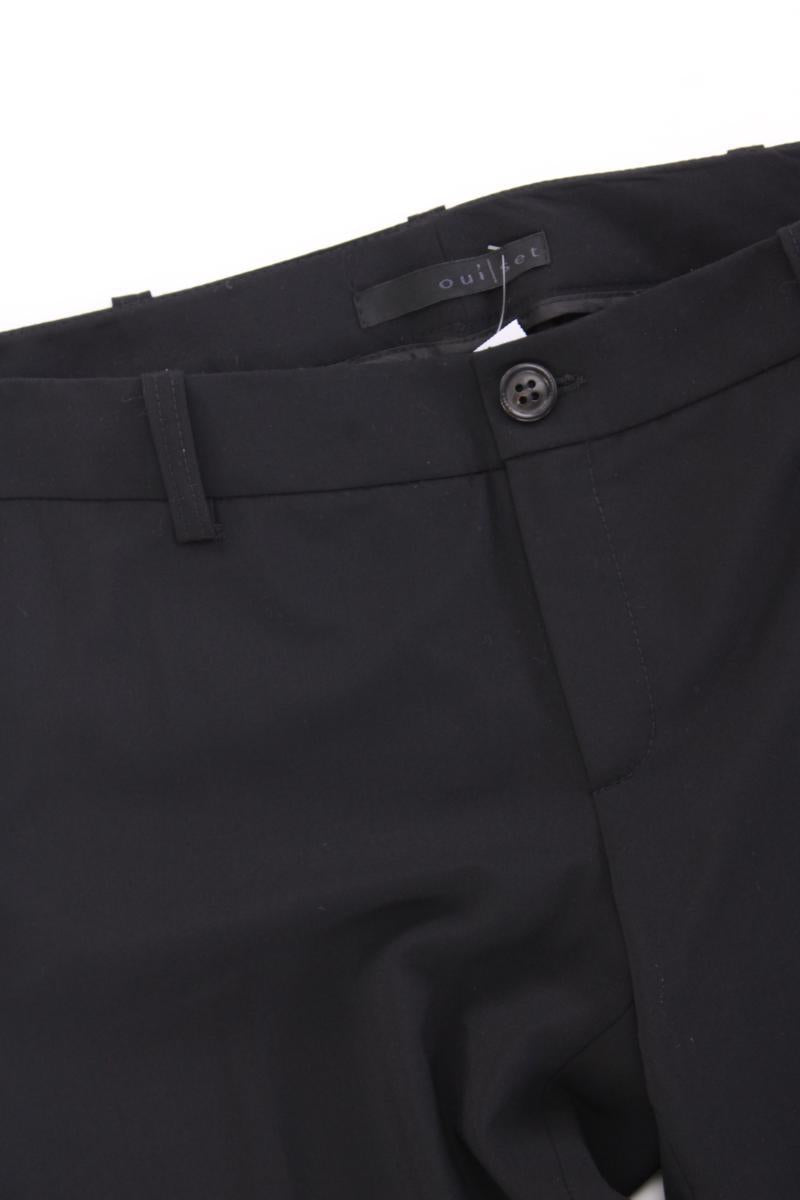 Oui Anzughose Gr. 42 schwarz aus Polyester