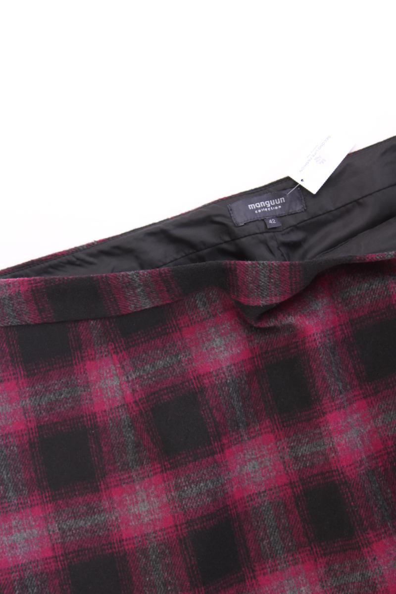 Manguun Rock Gr. 42 kariert lila aus Polyester