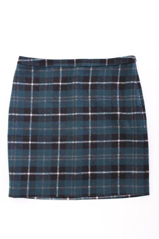 Manguun Rock Gr. 42 kariert grün aus Polyester