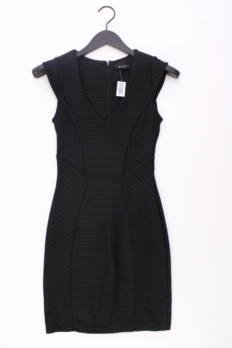 Vila Etuikleid Gr. XS neuwertig Kurzarm schwarz aus Polyester