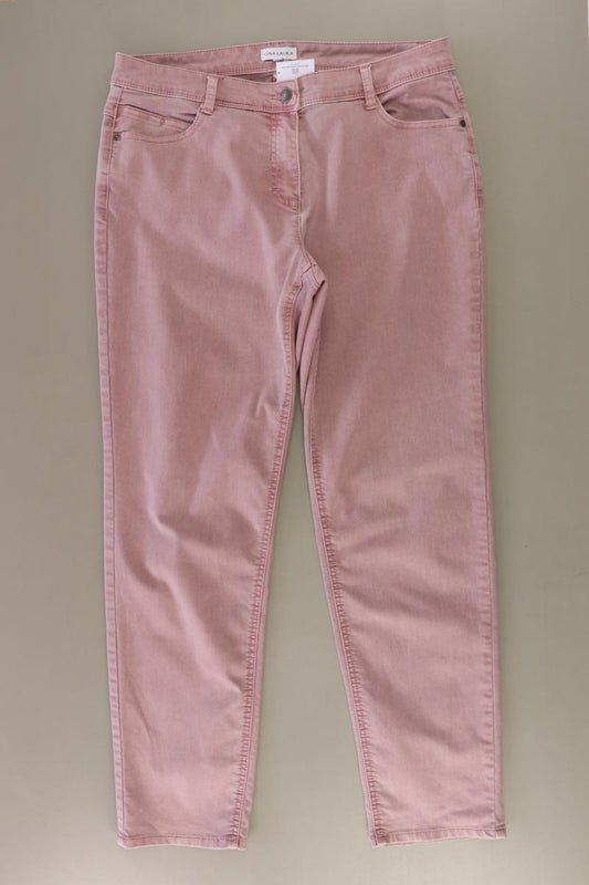 Gina Laura Straight Jeans Gr. Kurzgröße 21 rosa aus Baumwolle