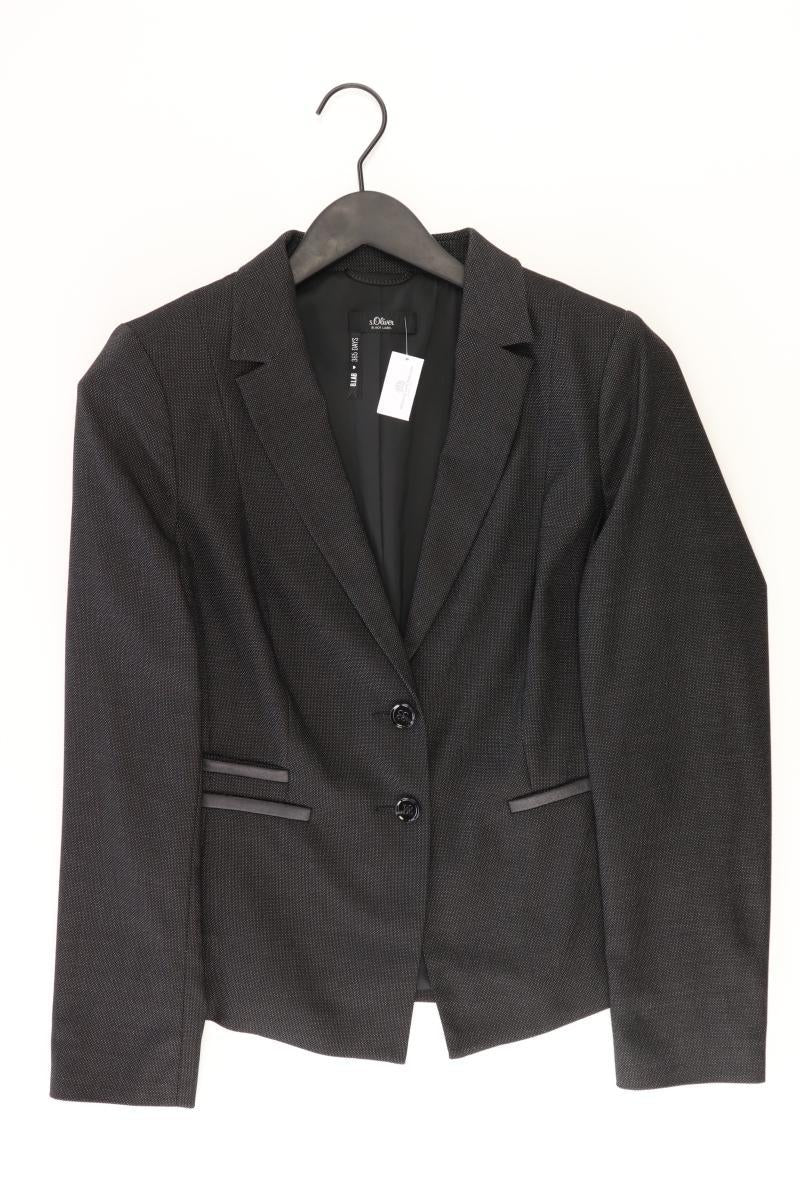 s.Oliver Black Label Regular Blazer Gr. 38 schwarz