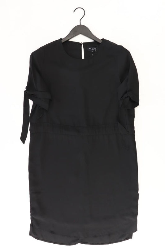 Selected Femme Abendkleid Gr. M Kurzarm schwarz aus Polyester