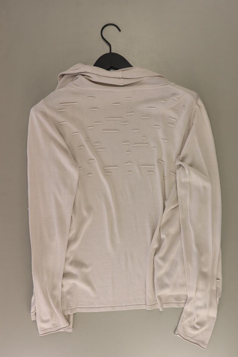 Gollehaug Strickjacke Gr. 38 Langarm grau aus Viskose