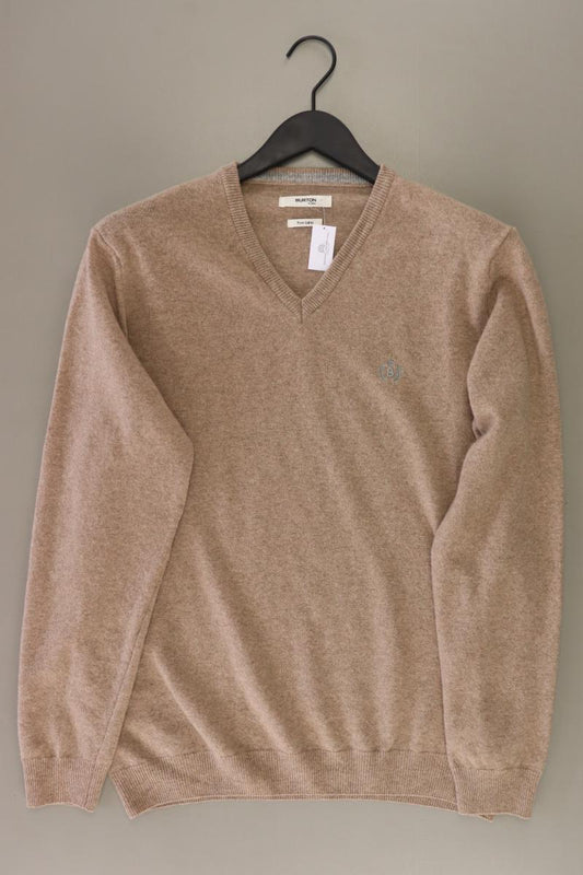 Burton of London Wollpullover für Herren Gr. L neuwertig braun