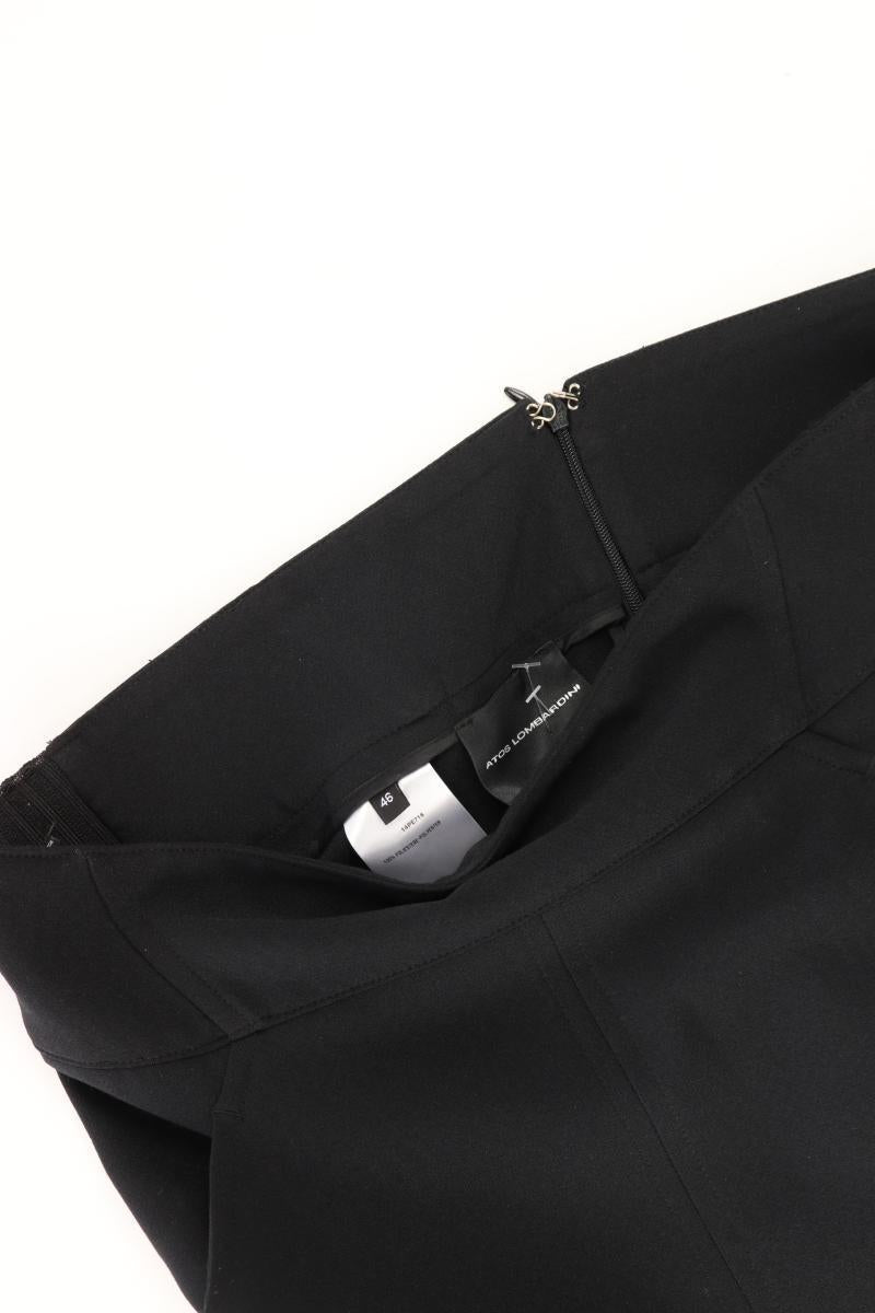 ATOS LOMBARDINI Bleistiftrock Gr. 46 schwarz aus Polyester