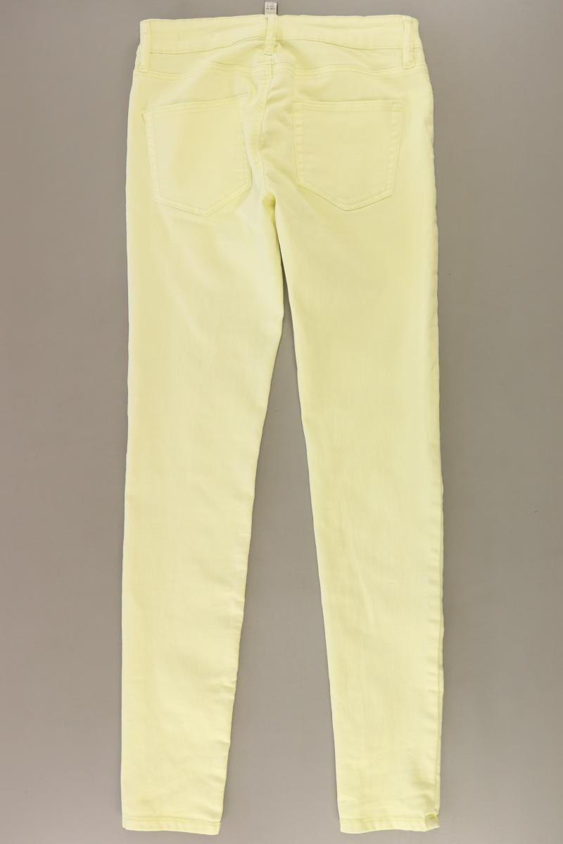 Mango Skinny Jeans Gr. 36 gelb aus Baumwolle