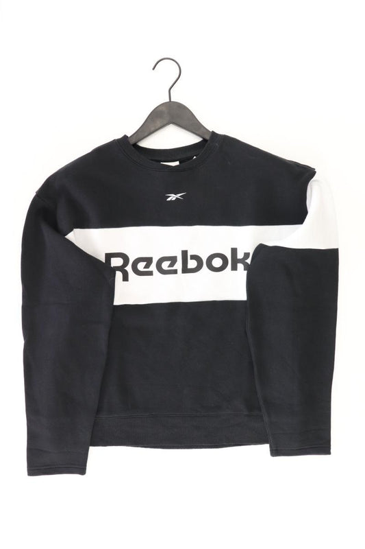 Reebok Langarmpullover Gr. M schwarz aus Baumwolle