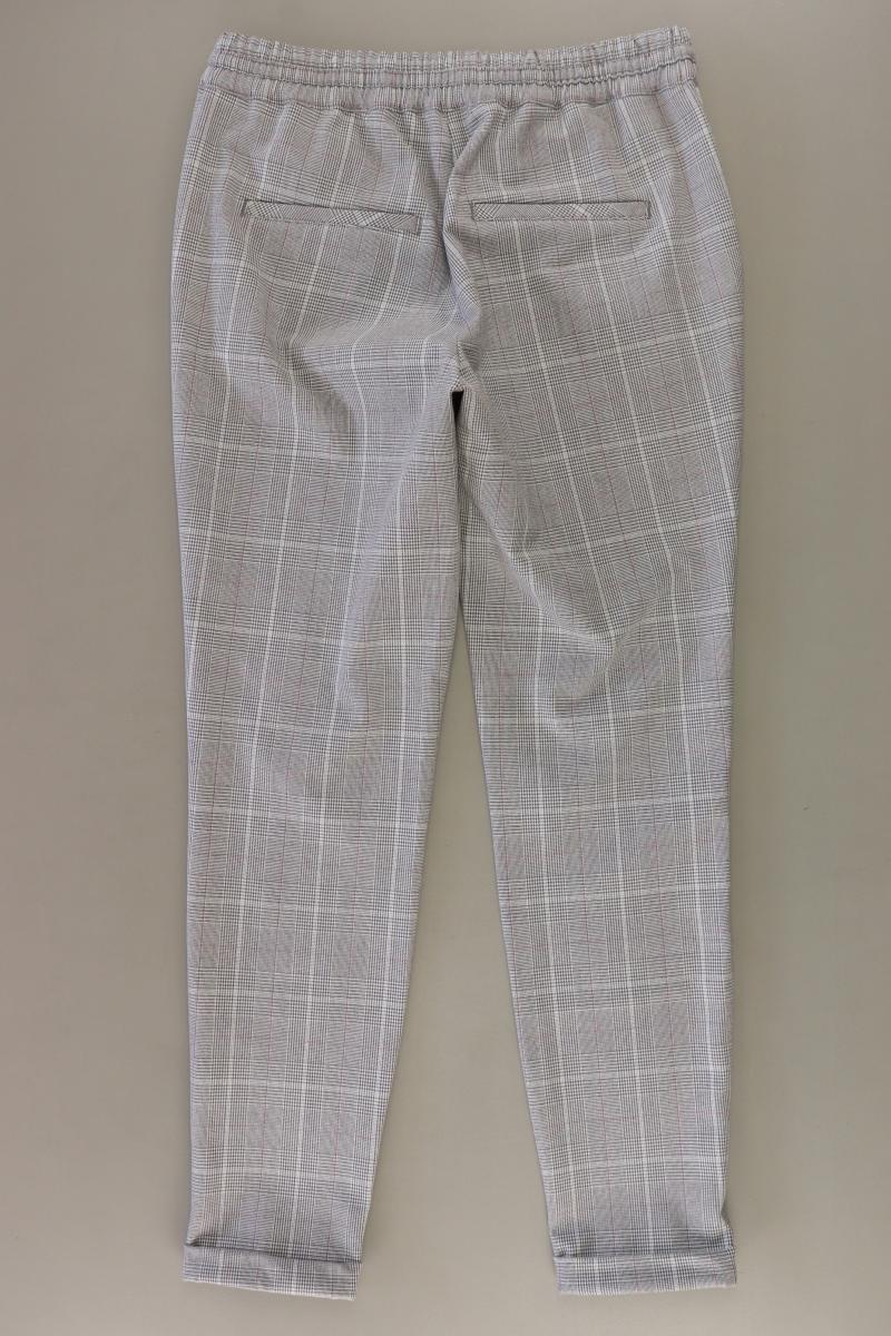 Cartoon Stoffhose Gr. 34 kariert grau aus Polyester
