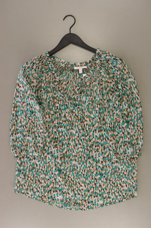 Esprit Regular Bluse Gr. 42 3/4 Ärmel grün aus Polyester