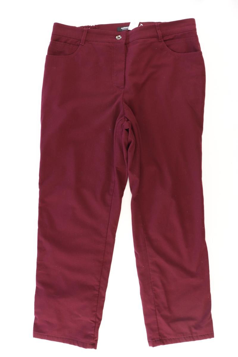 Walbusch Hose Gr. Kurzgröße 21 lila aus Baumwolle