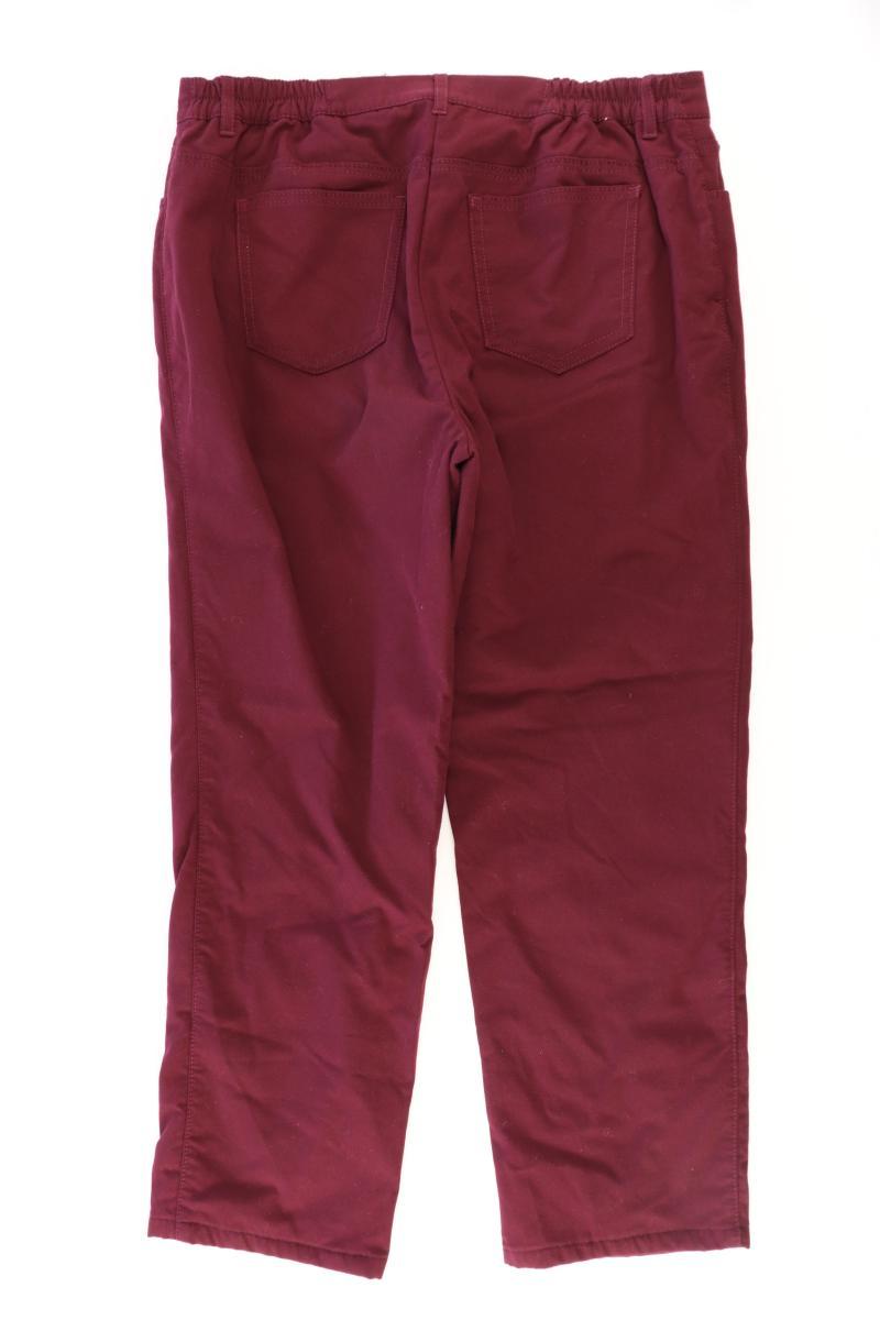 Walbusch Hose Gr. Kurzgröße 21 lila aus Baumwolle