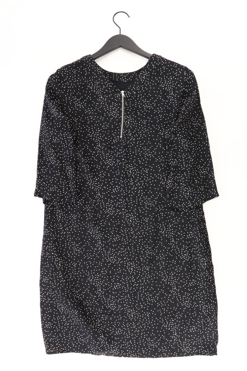 Street One Midikleid Gr. 38 gepunktet 3/4 Ärmel schwarz aus Viskose