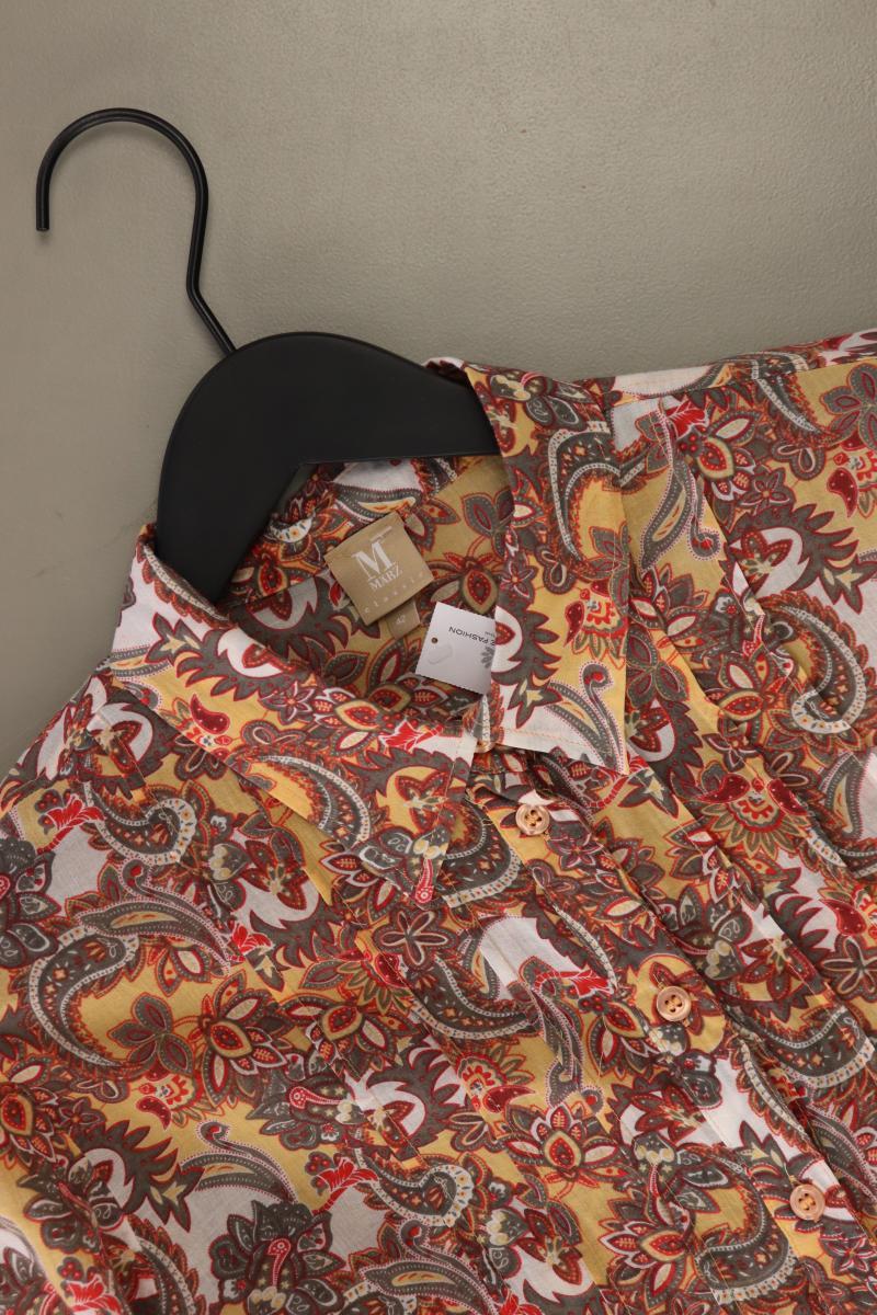 März Regular Bluse Gr. 42 mit Paisleymuster 3/4 Ärmel orange aus Viskose