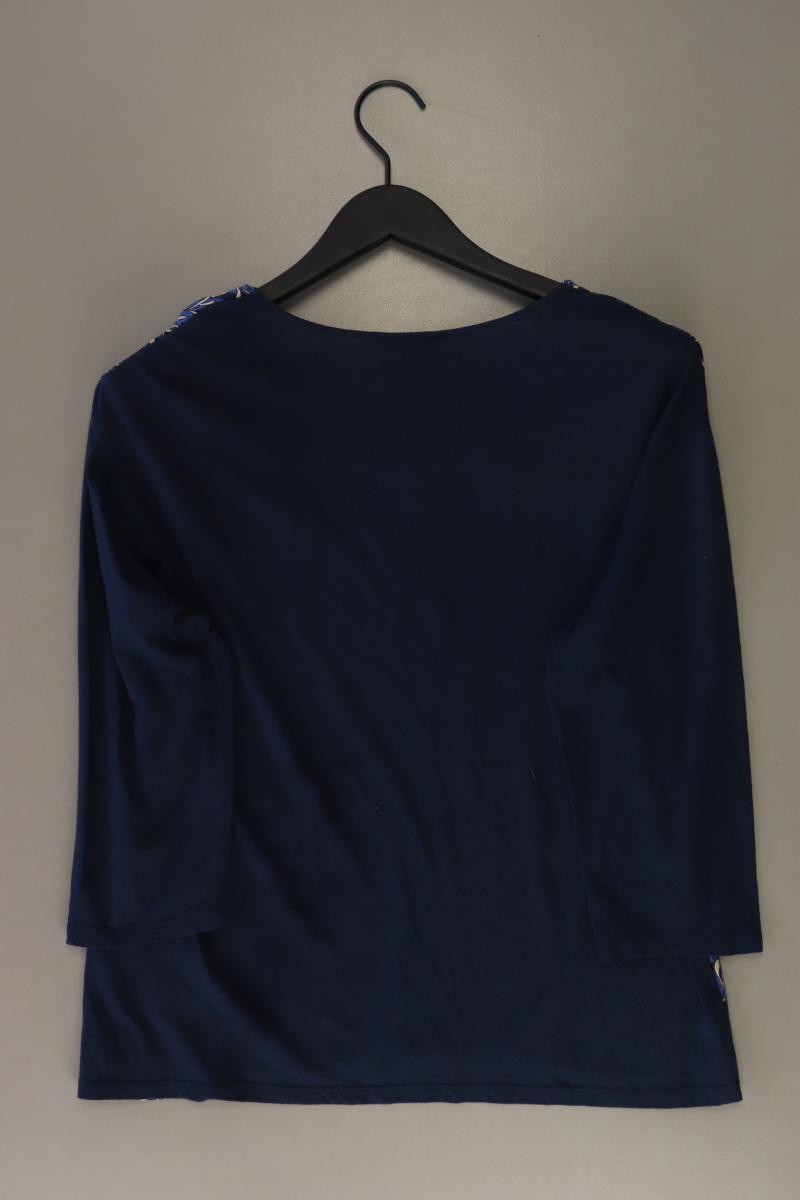 1.2.3 Paris Regular Bluse Gr. 42 3/4 Ärmel blau aus Baumwolle