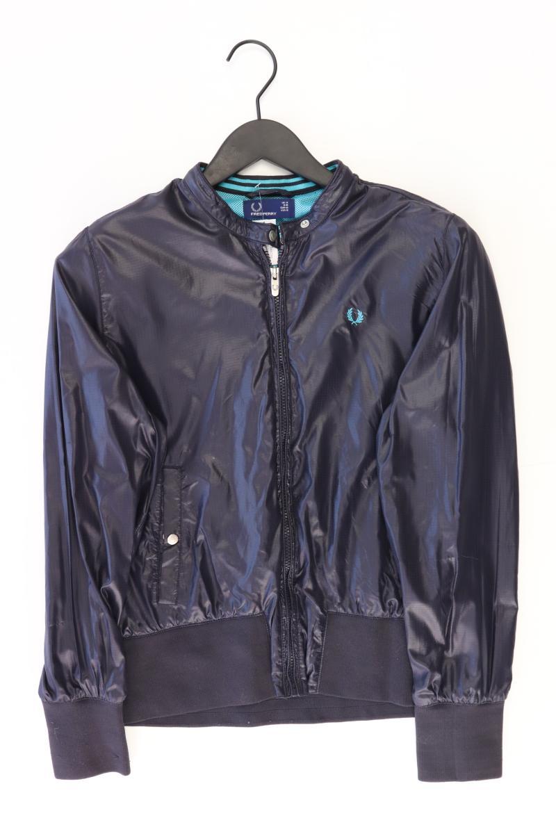 FRED PERRY Übergangsjacke Gr. 40 blau aus Polyester