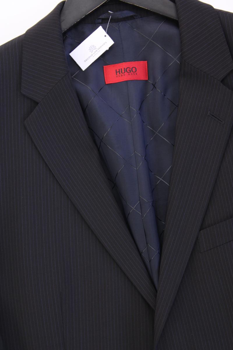 Hugo Boss Wollsakko für Herren Gr. Langgröße 98 gestreift neuwertig blau