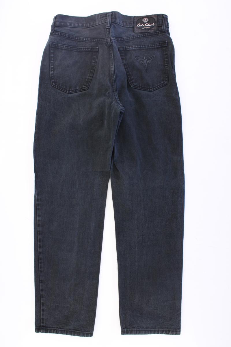 Carlo Colucci Straight Jeans für Herren Gr. W33/L30 Vintage grau aus Baumwolle