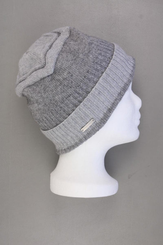 Seeberger Mütze grau aus Wolle