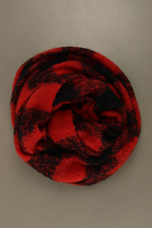 Schal kariert rot aus Polyester