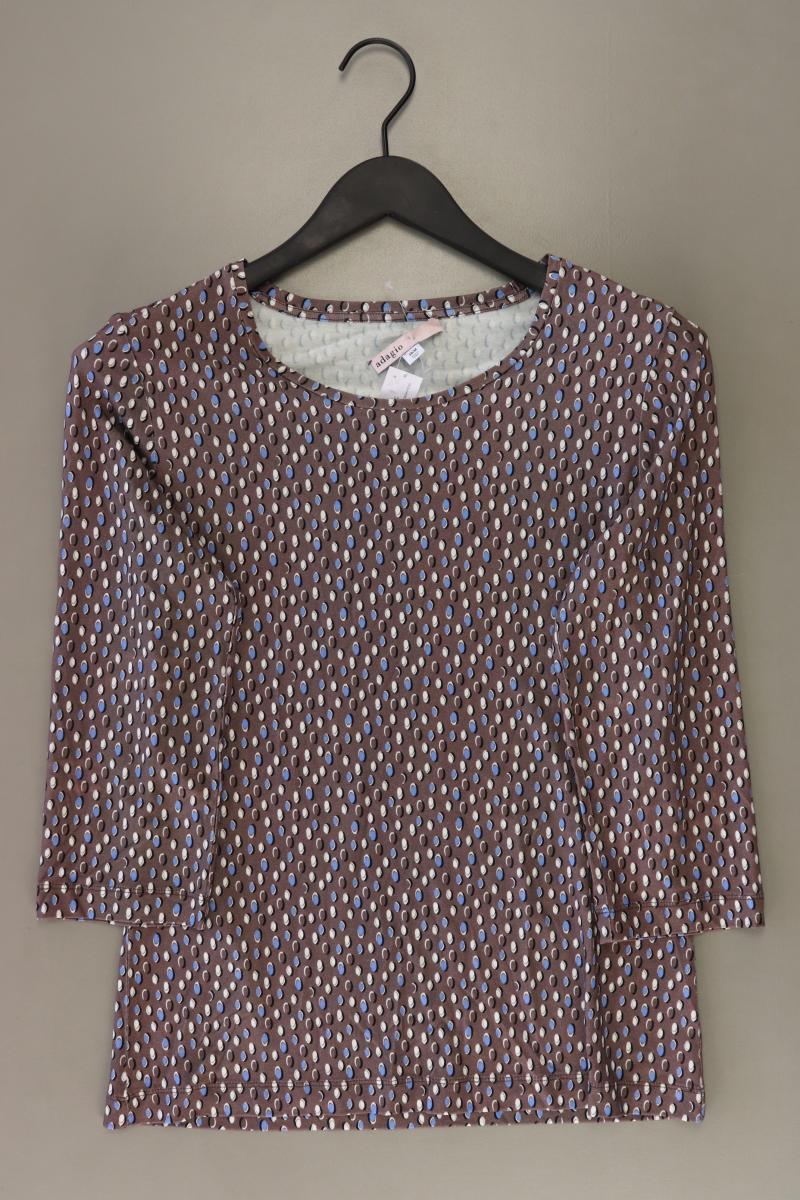 Adagio Regular Shirt Gr. 38 3/4 Ärmel braun