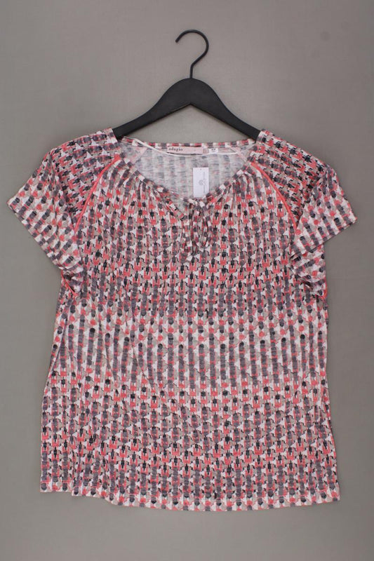 Adagio T-Shirt Gr. 38 geometrisches Muster neuwertig Kurzarm mehrfarbig