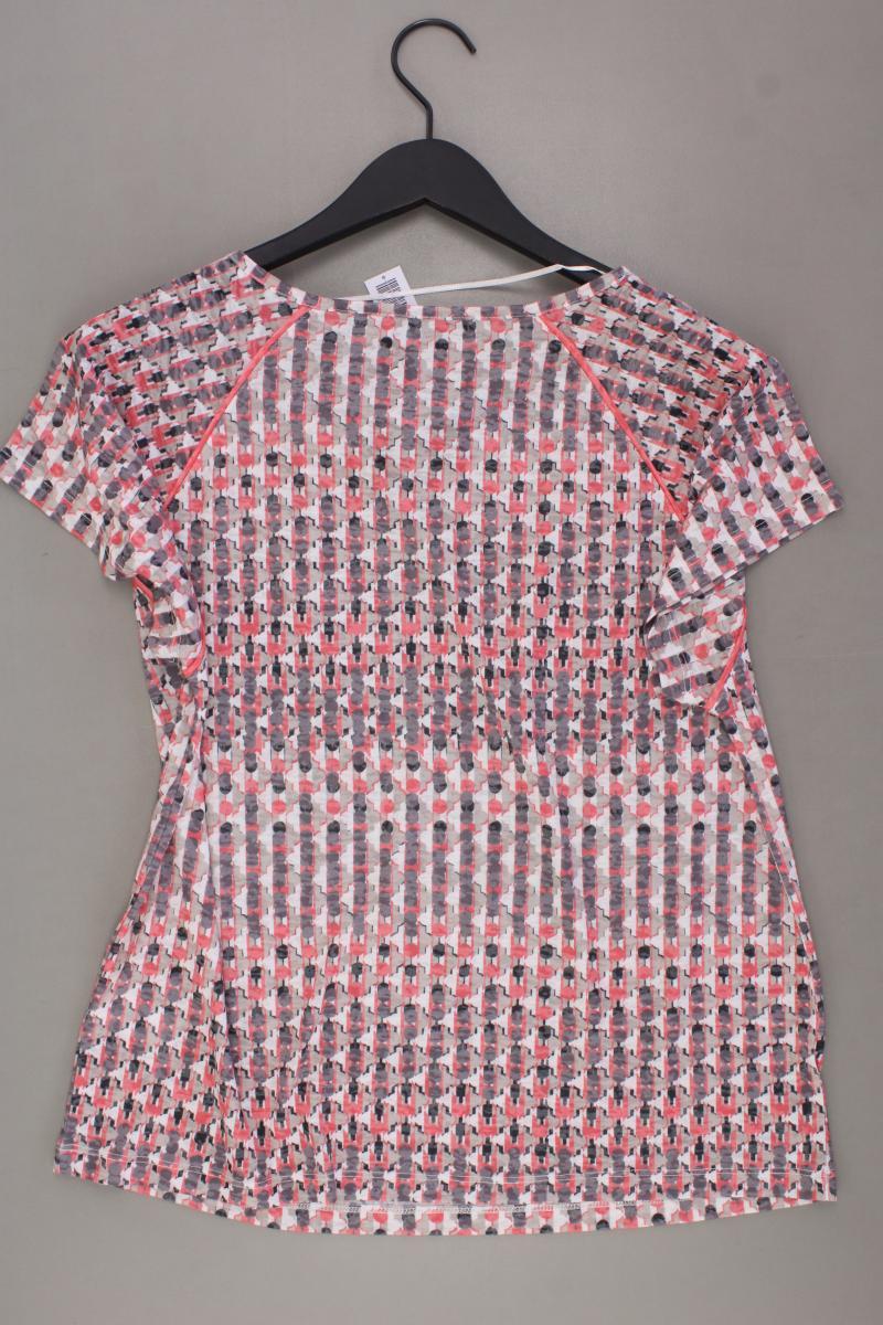 Adagio T-Shirt Gr. 38 geometrisches Muster neuwertig Kurzarm mehrfarbig