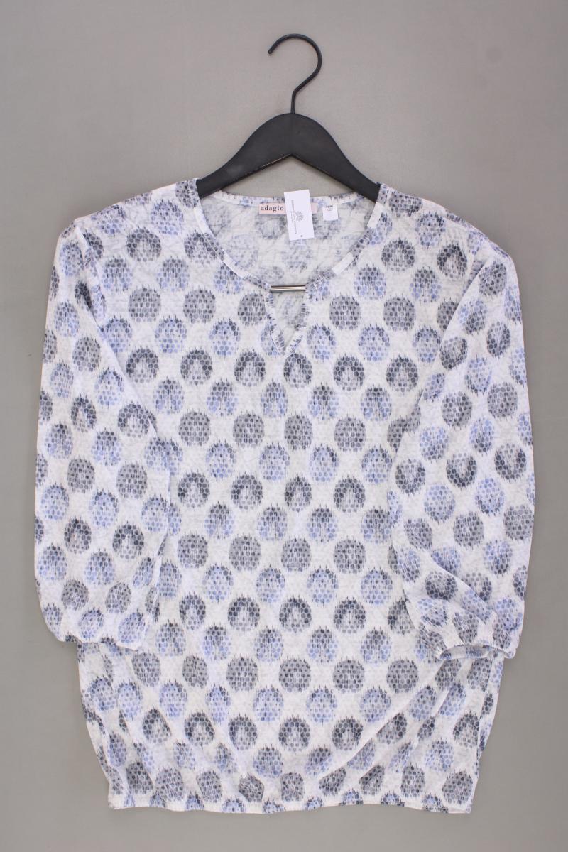 Adagio Classic Shirt Gr. 38 neuwertig 3/4 Ärmel blau