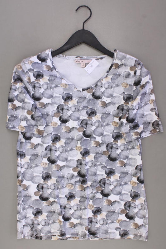 Adagio T-Shirt Gr. 38 neuwertig Kurzarm grau