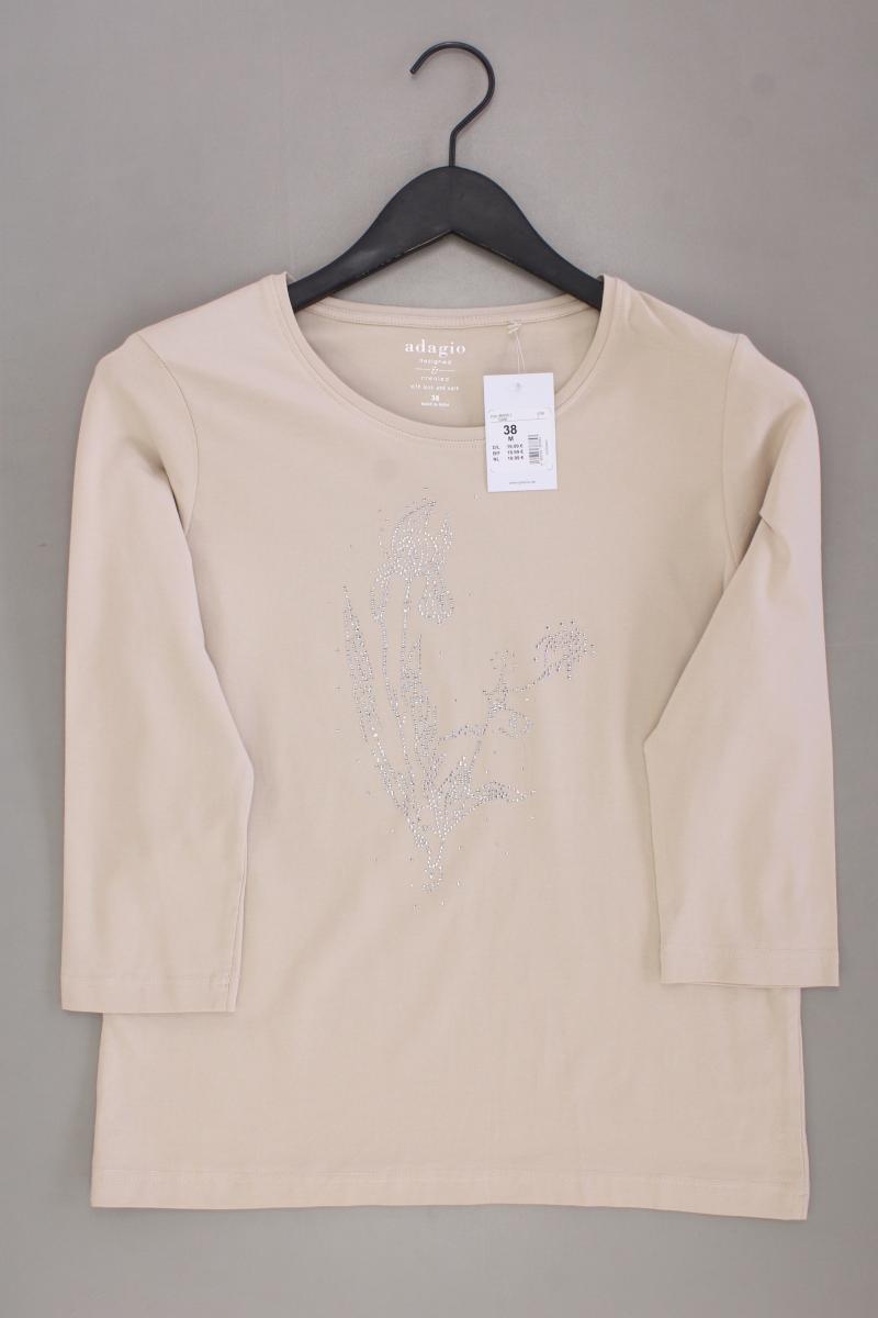 Adagio Regular Shirt Gr. 38 neu mit Etikett Neupreis: 19,99€! 3/4 Ärmel creme