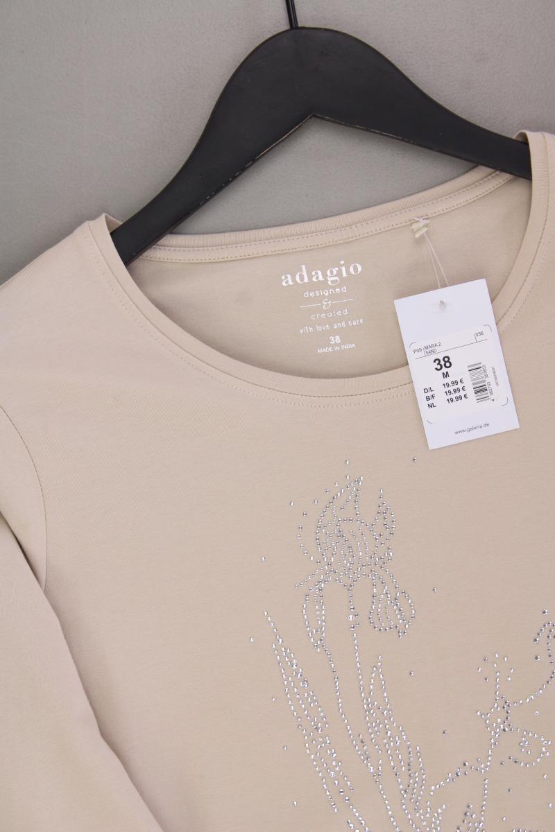 Adagio Regular Shirt Gr. 38 neu mit Etikett Neupreis: 19,99€! 3/4 Ärmel creme