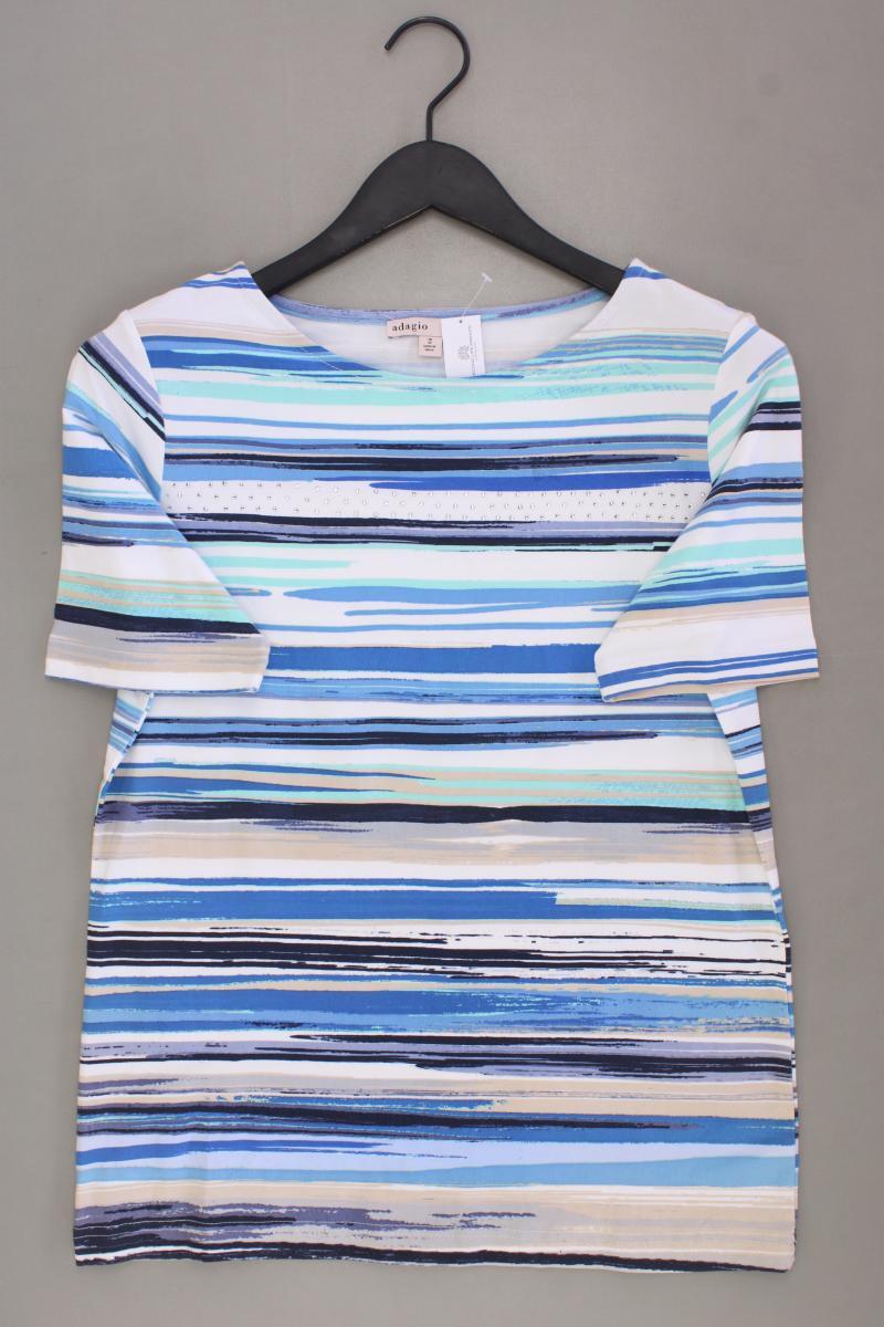 Adagio T-Shirt Gr. 38 neuwertig Kurzarm blau
