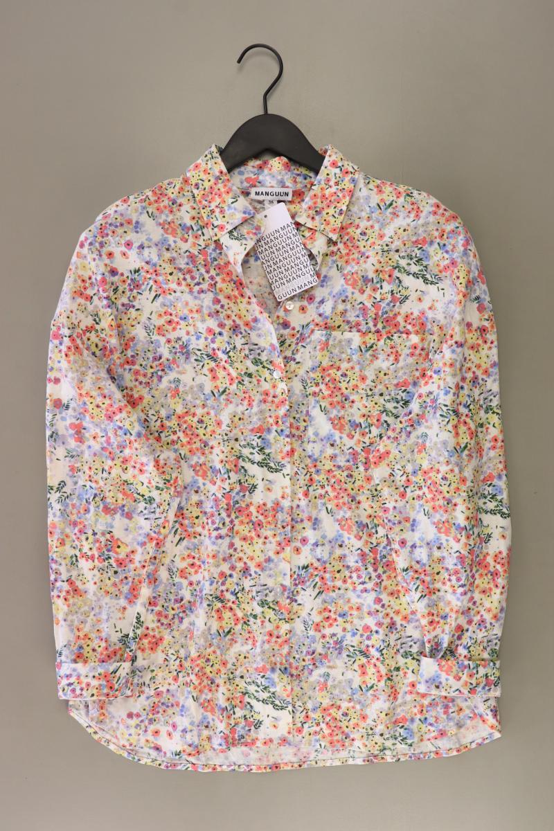 Manguun Leinenbluse Gr. 36 mit Blumenmuster neu mit Etikett Neupreis: 39,99€!