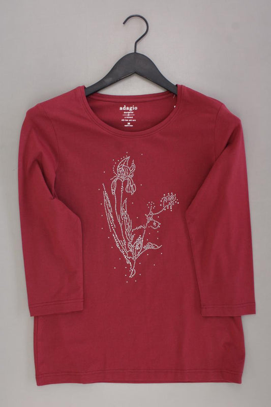 Adagio Regular Shirt Gr. 38 neuwertig 3/4 Ärmel rot