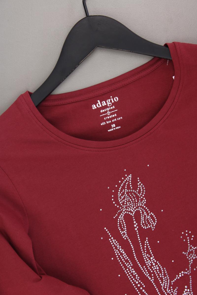 Adagio Regular Shirt Gr. 38 neuwertig 3/4 Ärmel rot