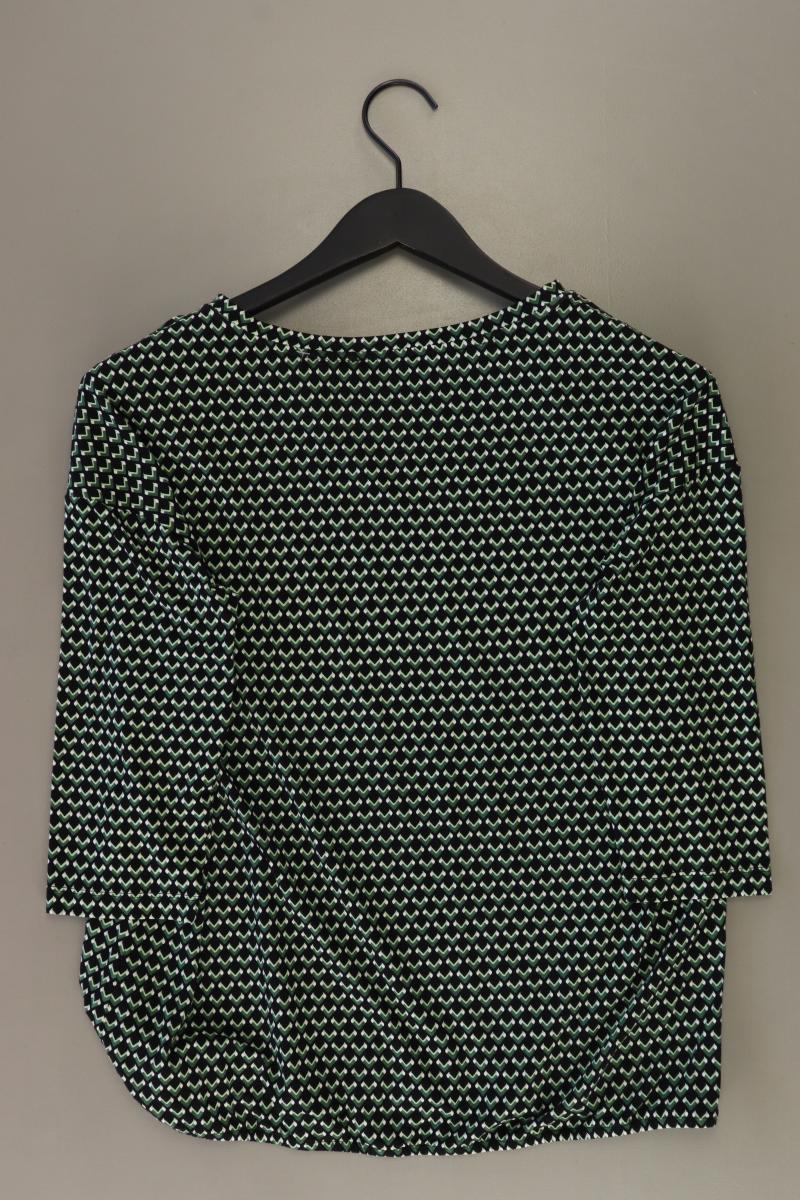 Street One Regular Bluse Gr. M geometrisches Muster 3/4 Ärmel grün