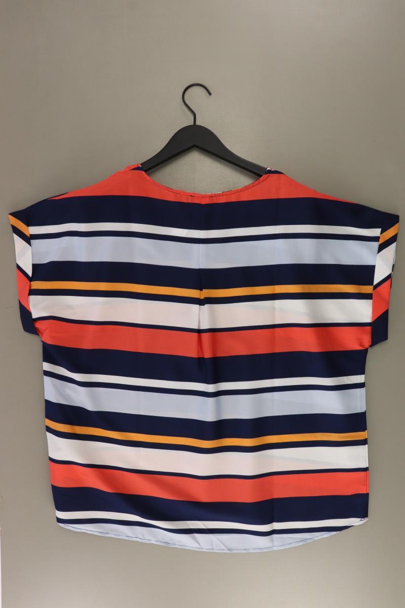 Montego Kurzarmbluse Gr. 46 gestreift mehrfarbig aus Polyester