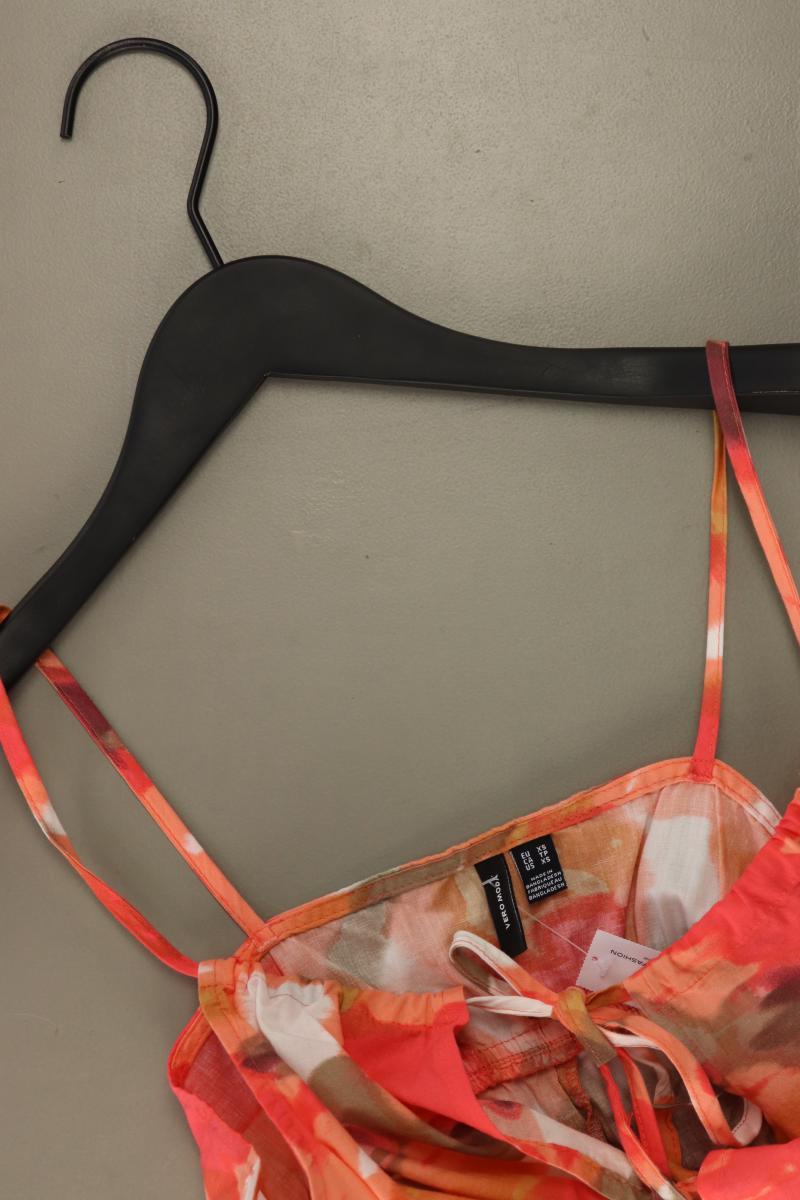 Vero Moda Trägerkleid Gr. XS orange aus Baumwolle