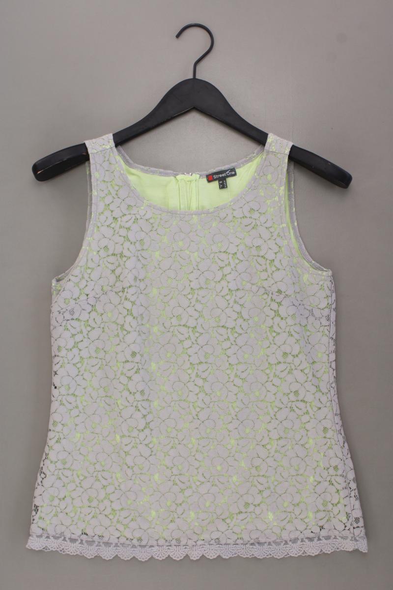 Street One Spitzentop Gr. 36 grau aus Baumwolle