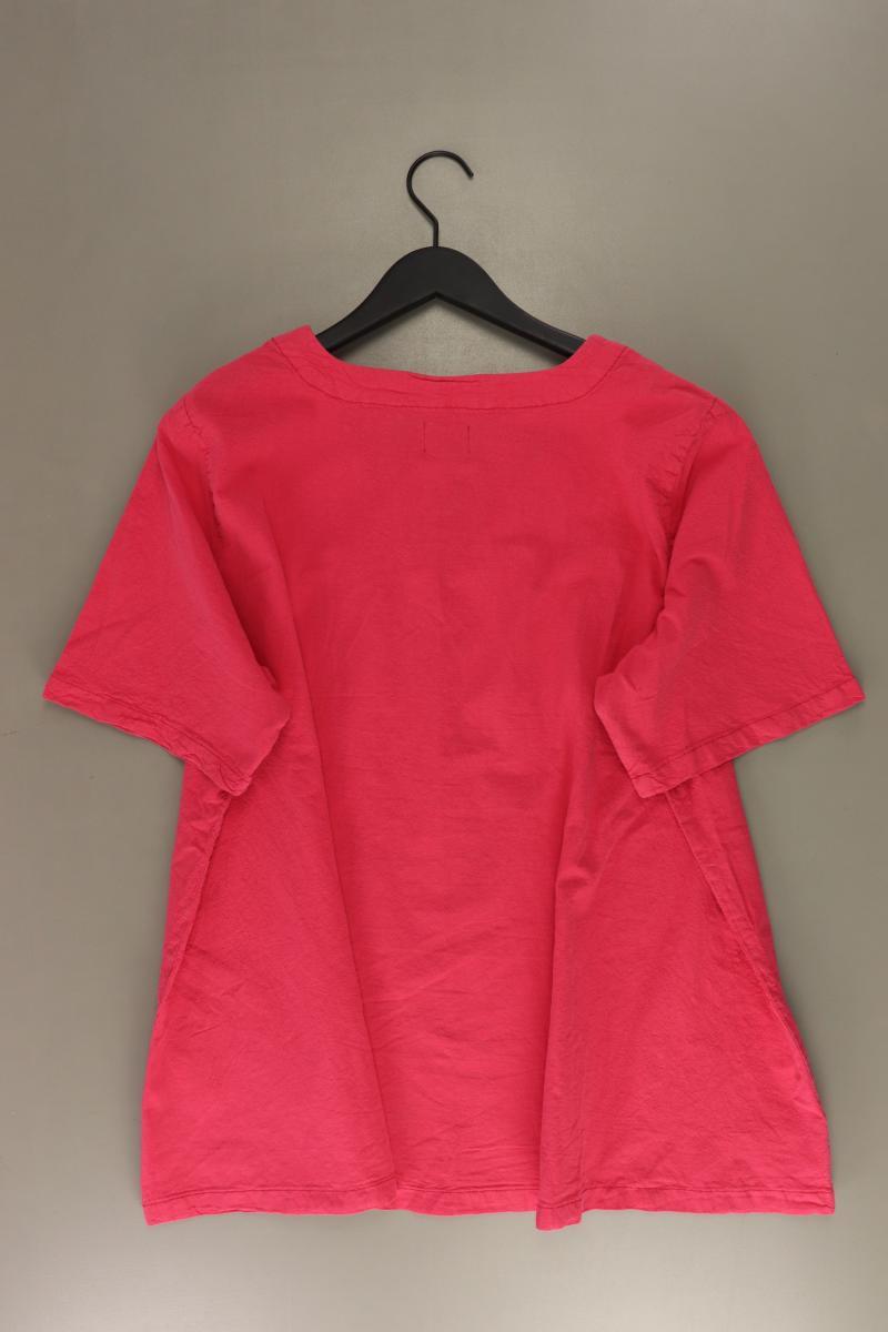 Zizzi Kurzarmbluse Gr. 46/48 pink aus Baumwolle