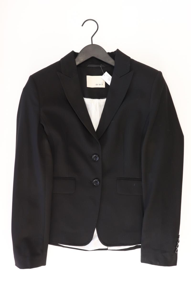 Oui Regular Blazer Gr. 38 schwarz aus Polyester