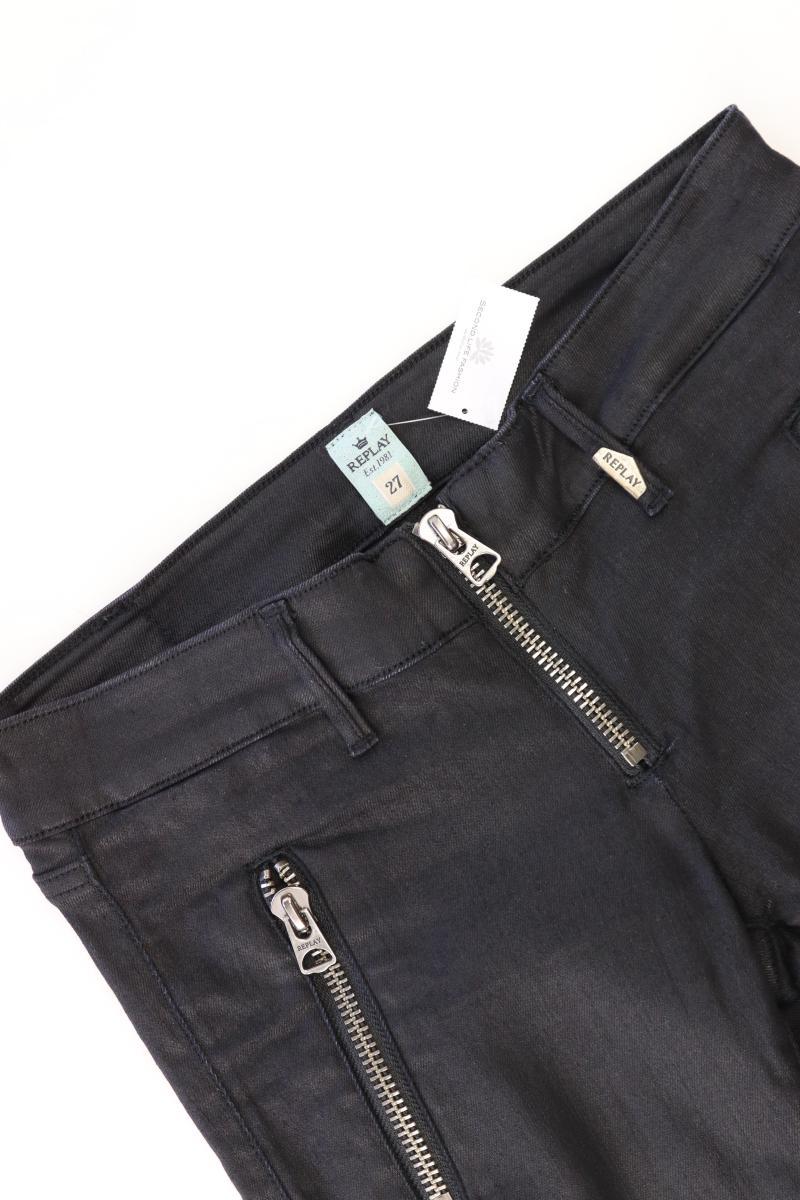 Replay Skinny Jeans Gr. W27 schwarz