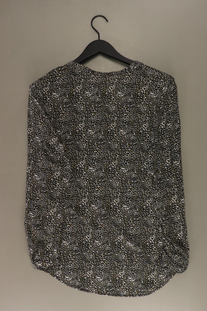 Esprit Langarmbluse Gr. 36 mit Tierdruck braun aus Viskose