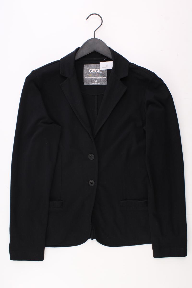 Cecil Slim Blazer Gr. M schwarz aus Baumwolle