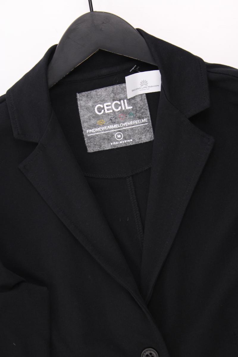 Cecil Slim Blazer Gr. M schwarz aus Baumwolle