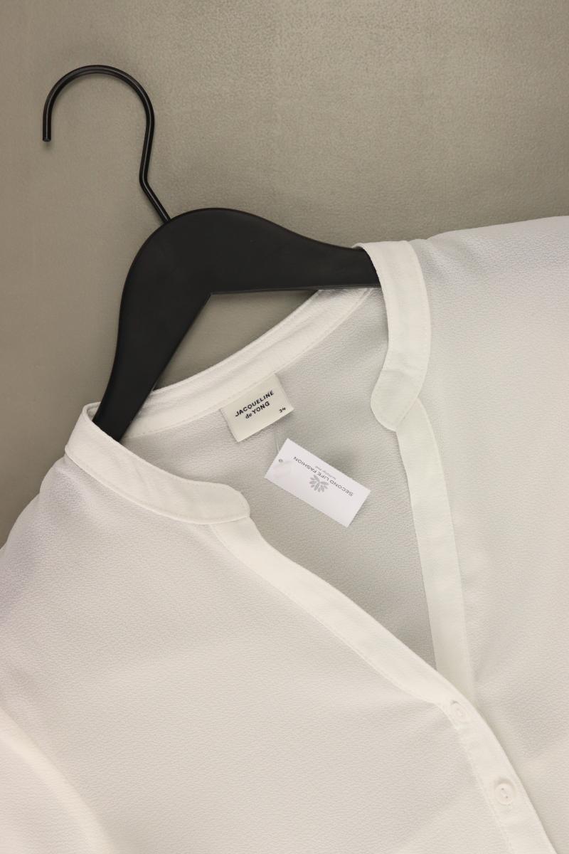 Jacqueline de Yong Langarmbluse Gr. 34 weiß aus Polyester