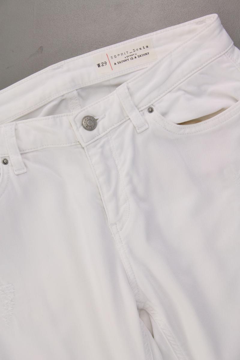 Esprit Skinny Jeans Gr. W29 weiß aus Modal