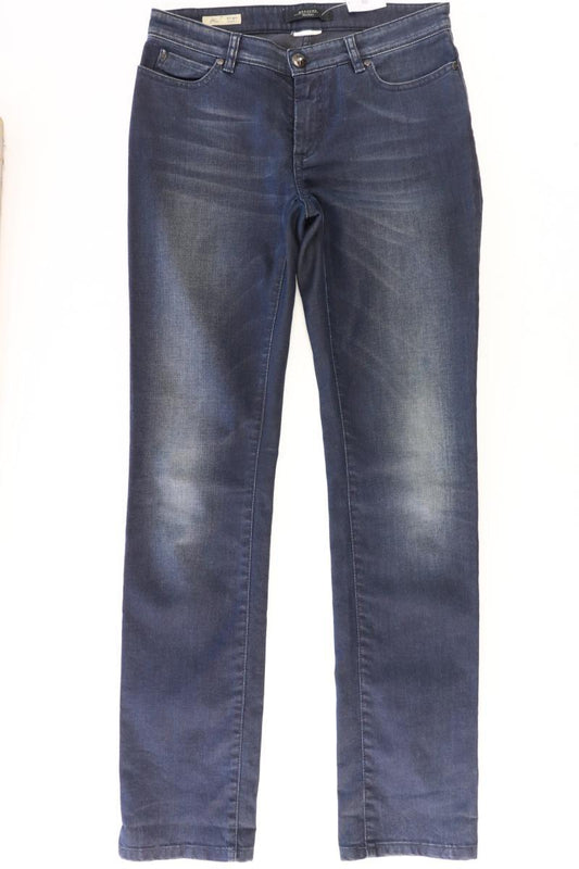 Max Mara Straight Jeans Gr. M blau aus Baumwolle